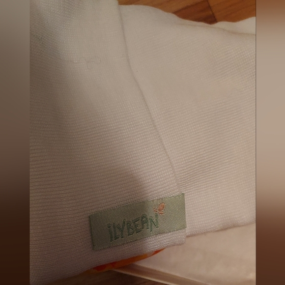 ILY Bean Floral Pearl Bow Beany Beanie White Hat for Newborn Baby Girl - Picture 5 of 7